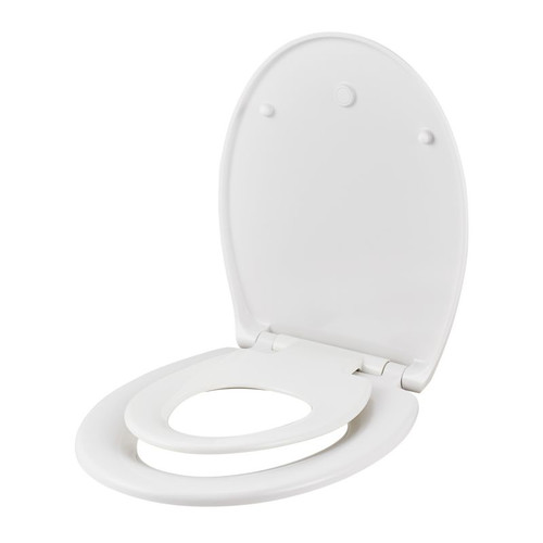 GoodHome Child/Adult Toilet Seat Havel, white