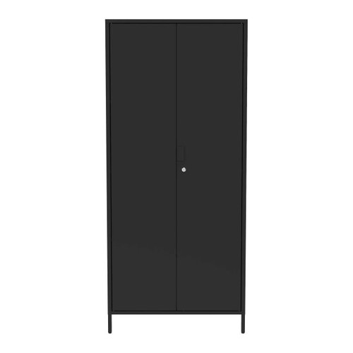 GoodHome Storage Cabinet Rand 180 x 80 x 40 cm, matt black