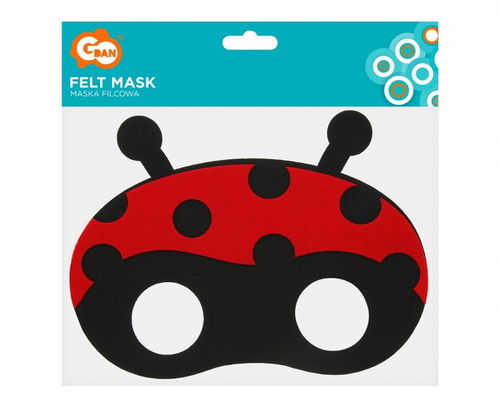 Felt Mask Ladybug