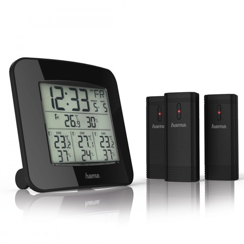 Hama Weather Station EWS-TRIO 3 sensors, black