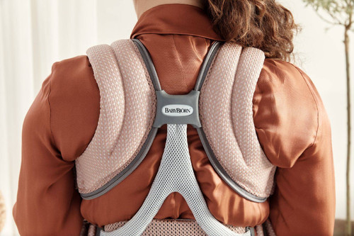 BABYBJÖRN - Baby Carrier Move - Dusty Pink, 3D Mesh 0-15m