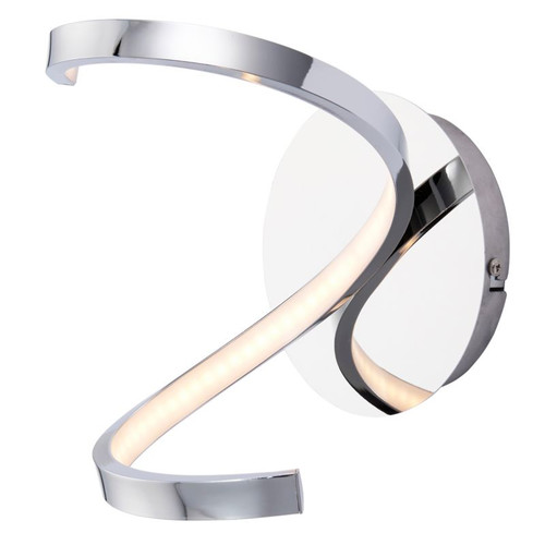 GoodHome LED Wall Lamp Pegmati, chrome