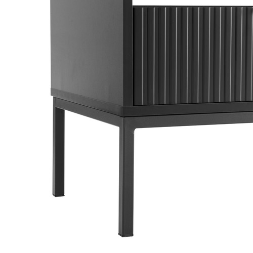 Nightstand Bedside Table Lamello, black