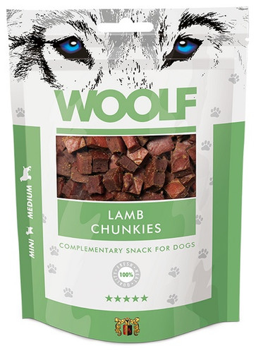 Woolf Lamb Chunkies Snack for Dogs 100g