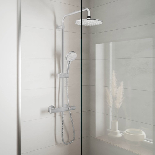 Hansgrohe Shower Set Blend 200, thermostatic mixer, chrome