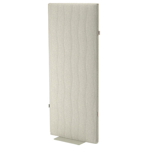 MITTZON Acoustic screen, floor standing, Gunnared beige, 70x157 cm