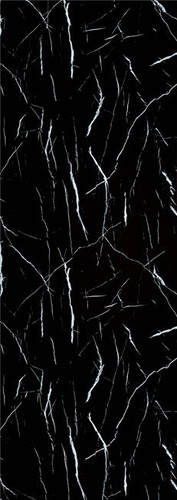 PVC Wall Panel 2440 x 610 mm, black marble