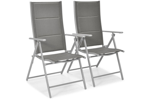 Large Outdoor Furniture Set Modena Max, silver