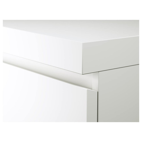 MALM Desk, white, 140x65 cm