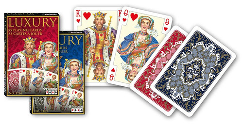 Piatnik 55 Playing Cards Luxury, random colours, 8+