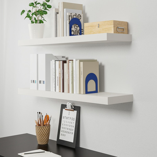 LACK Wall shelf, white, 110x26 cm