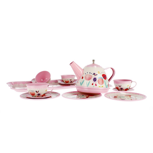 Boutique Tea Set Metal 3+