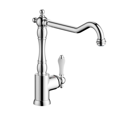 Cooke&Lewis Kitchen Side Lever Tap Belmore, chrome effect