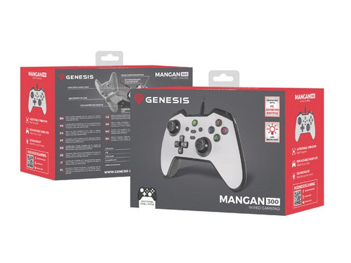 Natec Gamepad Genesis Mangan 300, white