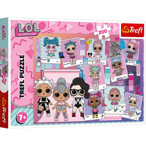 Trefl Children's Puzzle L.O.L. Surprise Cute Dolls 200pcs 7+