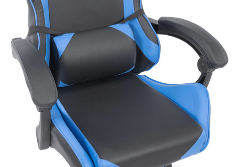 Gaming Desk Chair Grizzly FORCE, blue