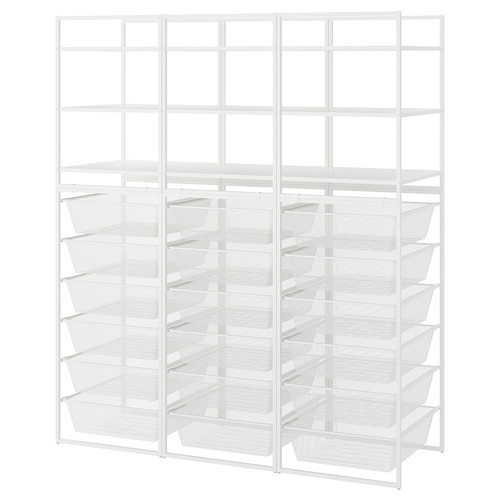 JONAXEL Frame/mesh baskets/shelving units, 148x51x173 cm