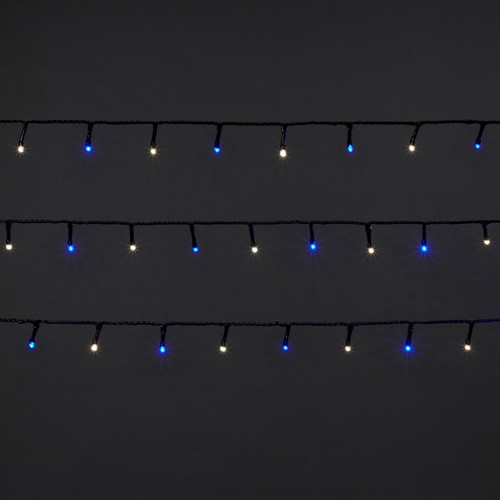 LED Lighting Chain 240 LED 14.3 m, outdoor, white-blue