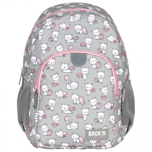 Preschool Backpack White Cats 26x34x14