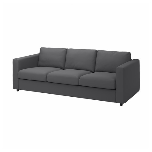 VIMLE 3-seat sofa, Hallarp grey