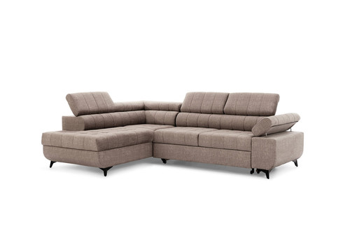 Corner Sofa-Bed Left Dragonis Beige Vogue 4 Taupe