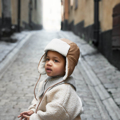 Elodie Details Winter Cap - Aviator Brown, 1-2 years