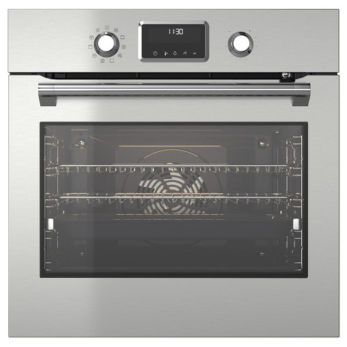 FORNEBY Forced air oven with direct steam, pyrolytic IKEA 700/stainless steel colour