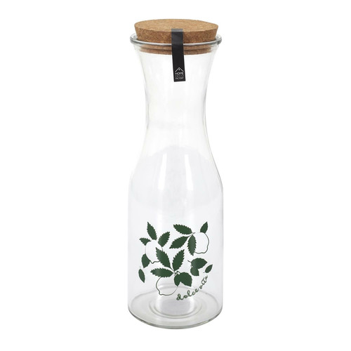 Glass Carafe Dolce Vita, green