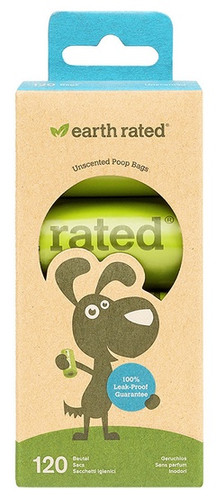 Earth Rated Eco Poop Bags 8x 15pcs Odourless