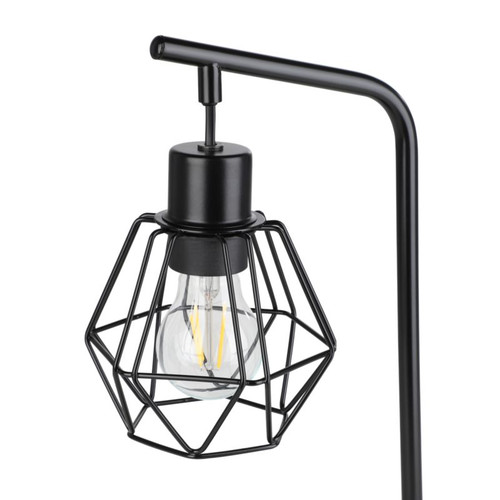 GoodHome Table Lamp Smertrio 1-bulb E27, black