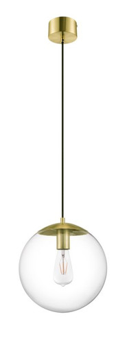 GoodHome Pendant Lamp Dacite E27, brass