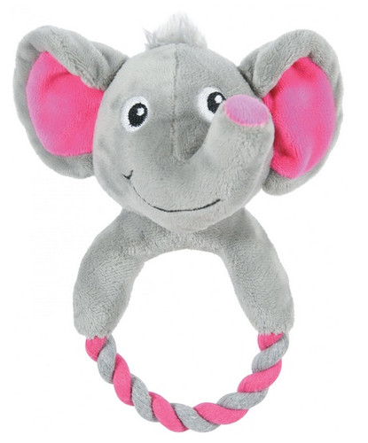 Zolux Plush Dog Toy Toudoux Theo, grey