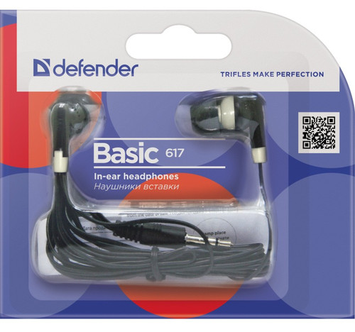 Defender Earphone Basic 617, black