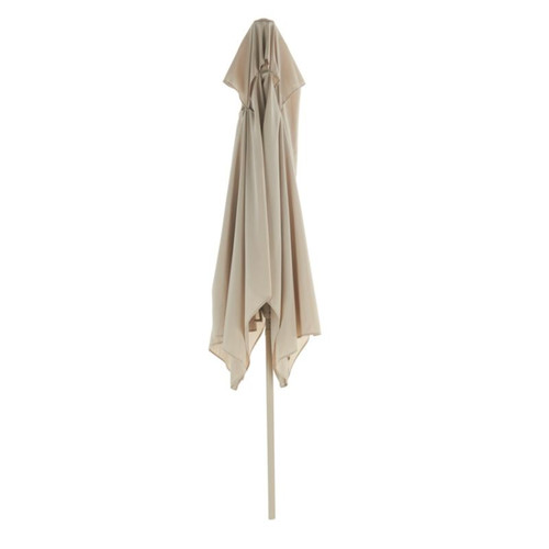 Garden Parasol Umbrella GoodHome Carambole 2 x 3 m, beige