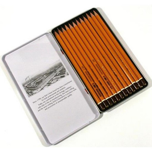 Koh-I-Noor Professional Graphite Pencils 5B-5H 12pcs