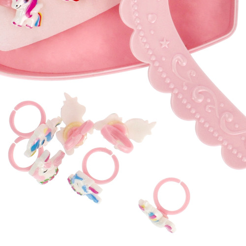 Dreamring Set of 12 Rings Unicorn, 1 set, 3+