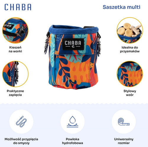 CHABA Dog Snack Pouch Story III Multi 2in1 Aussie