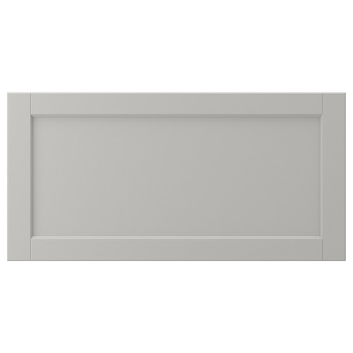 LERHYTTAN Drawer front, light grey, 80x40 cm