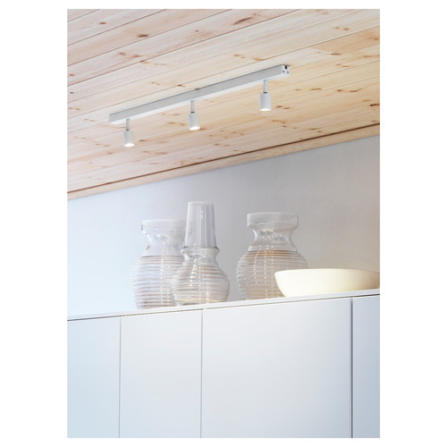 BÄVE LED ceiling track, 3-spots, white