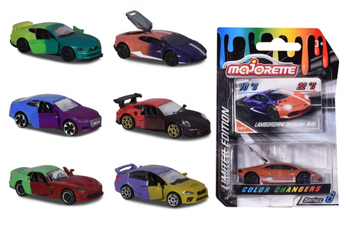 Majorette Metal Vehicle Colour Change 1pc, assorted models, 3+