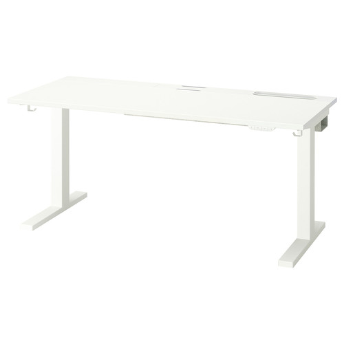 MITTZON Desk sit/stand, electric white, 140x60 cm