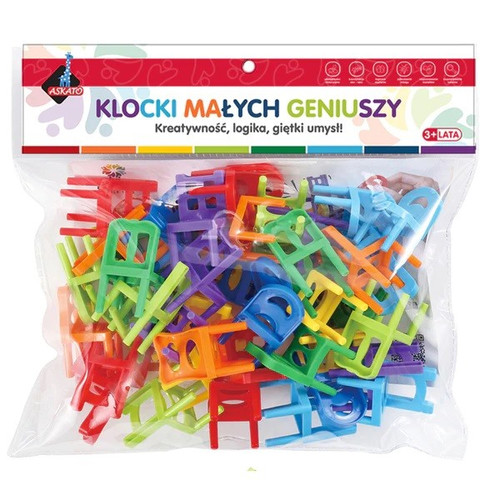 Askato Educational Building Blocks Chairs 40pcs 3+