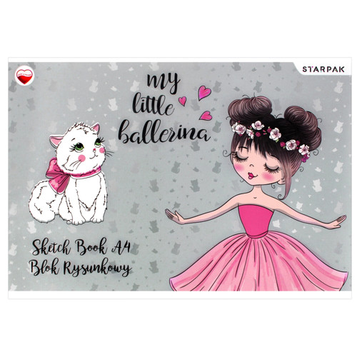 Sketch Book A4 20pcs Ballerina