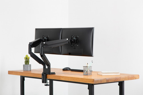 Digitus Double Desk Arm with Clamp 2xLCD 15-32" 2x9kg DA-90395