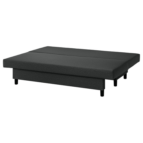 ÄLVDALEN 3-seat sofa-bed, Knisa dark grey