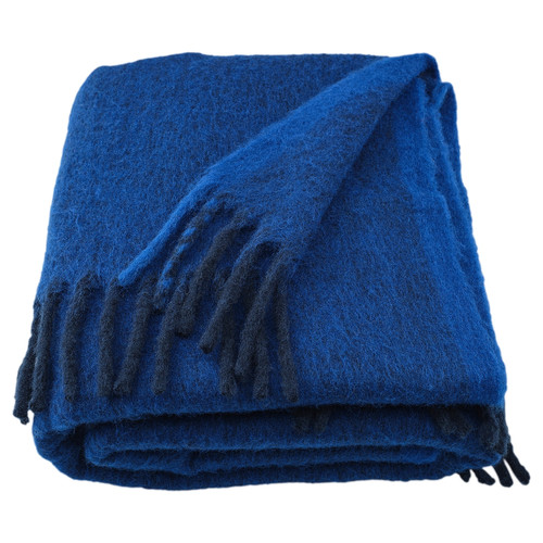 KLIPPOXEL Throw, blue, 130x170 cm