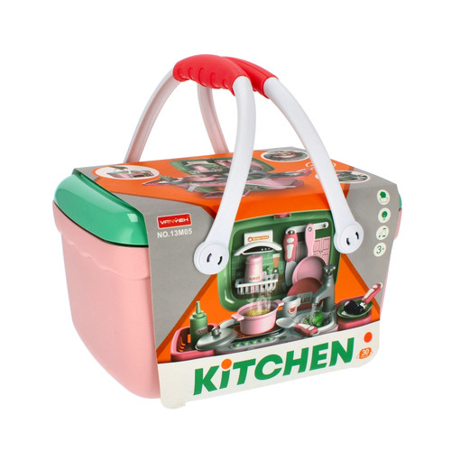 Kitchen Basket Playset with Sound & Light 3+