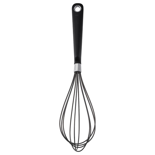 IKEA 365+ HJÄLTE Balloon whisk, stainless steel, black