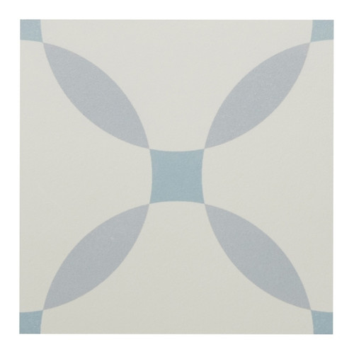 Gres Wall/Floor Tile Hydrolic Design 3 Colours 20 x 20 cm, circle blue, 1 m2