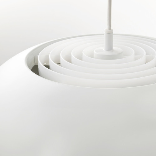 NYMÅNE Pendant lamp, white, 40 cm